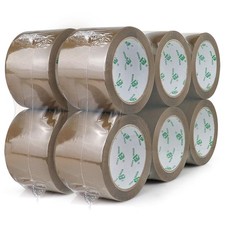 Brown Packing Tape 3 inch Wide, 12Rolls Heavy Duty Brown Packing Tape Refills...