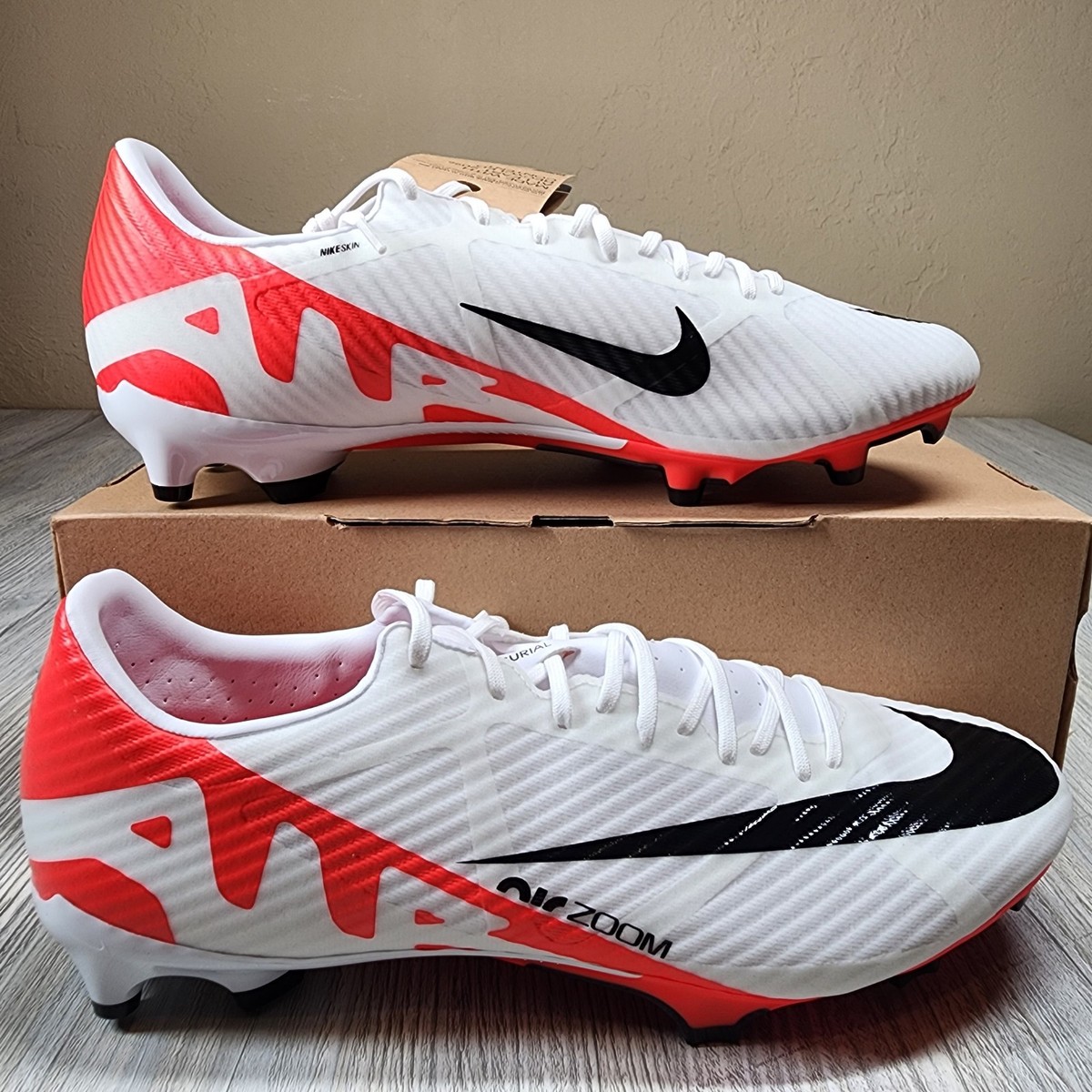 Nike Mercurial 赤/白 FG シューズ Nike Mercurial Vapor 11 AG White Red Football Soccer Cleats