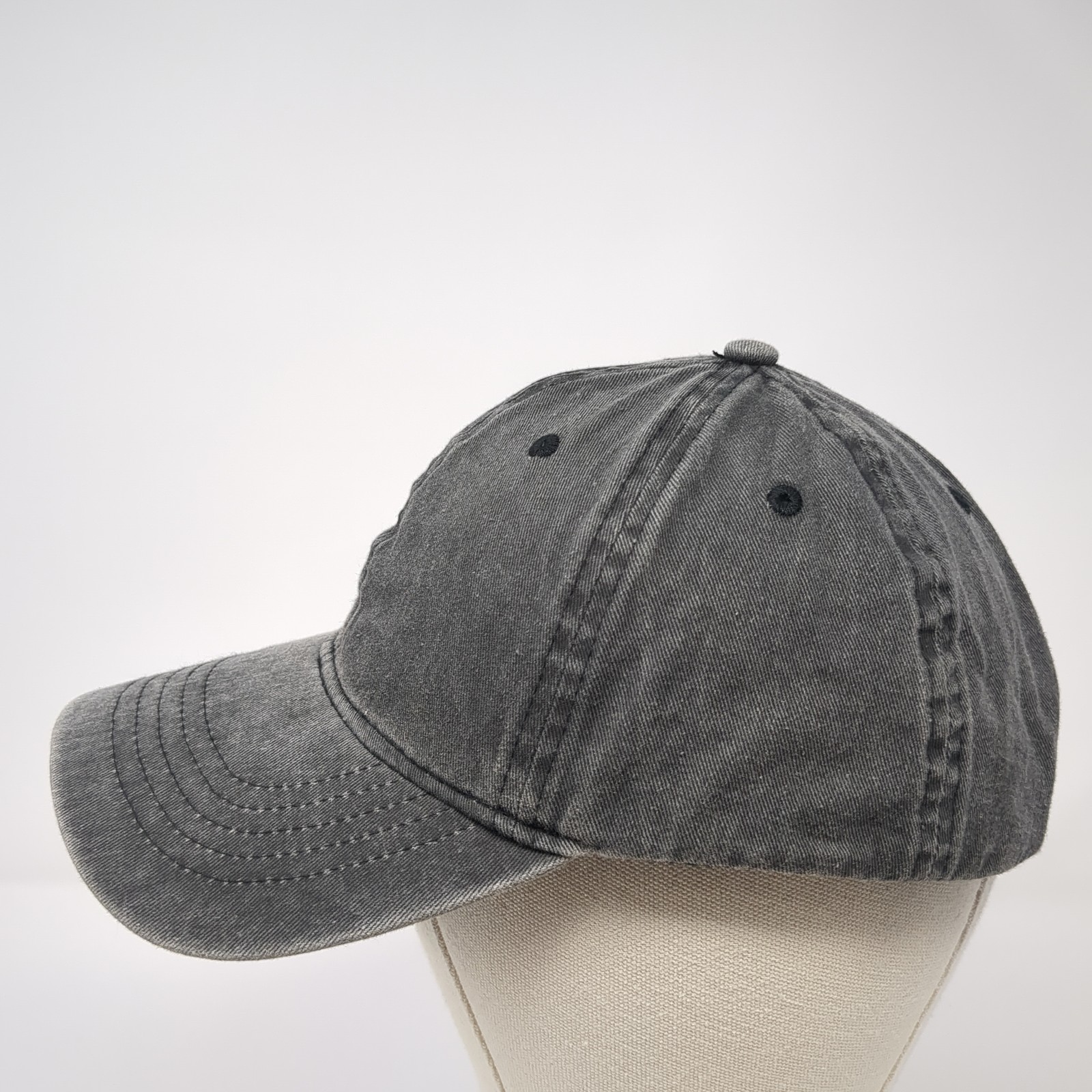 Unbranded Strapback Cap Gray One Size Adjustable … - image 3