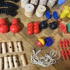 Classic Hasbro Tinkertoy Wood & Plastic ULTRA 23267 Construction See Description — photo 7