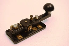 WW2 British Army KEY W.T. 8 AMP No.2 MK.II Morse Telegraph Key AMC ZA2906 Vintag