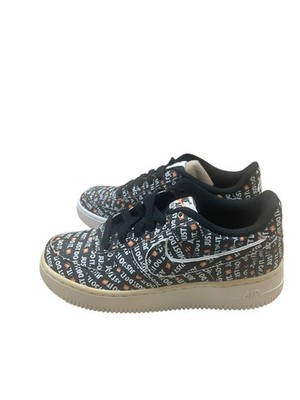 Nike Air Force 1 Low Just Do It Pack Black (GS) - GS SIZE 4 Y - AO3977 001