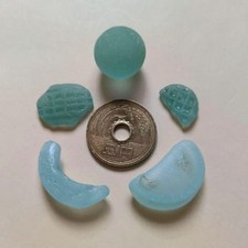 Rare shape Japanese Sea Glass Naturally Weathered