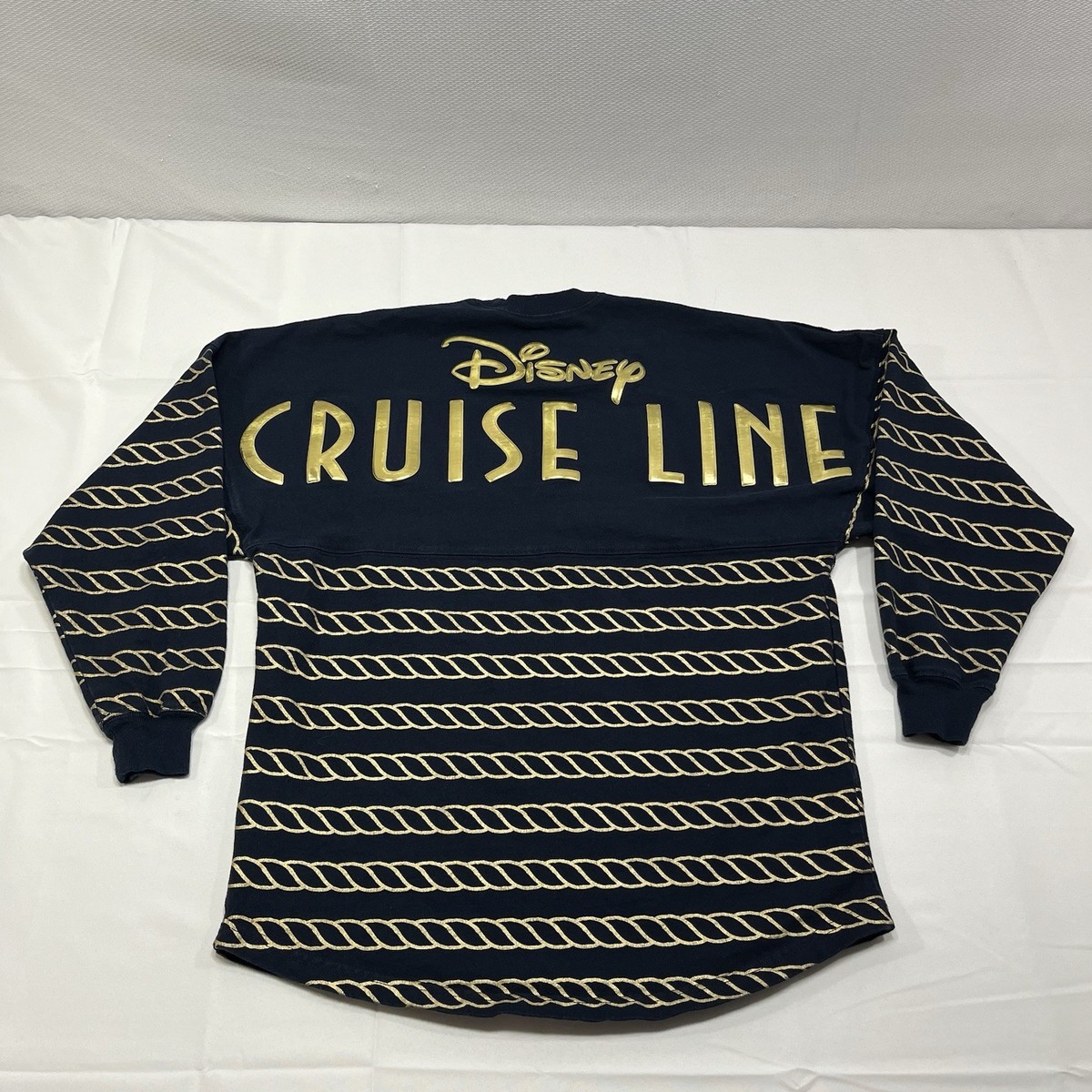 Disney Cruise Line Spirit Jersey Long Sleeve Shirt Adult XS Black
