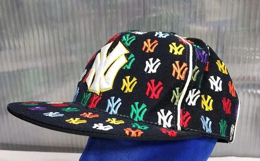 American Needle Vintage Bandanna New York Yankees MLB Fitted Hat Cap 7 3/8 Model - Image 4 of 4