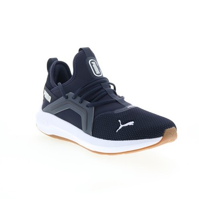 Puma Softride Enzo 5 Premium Herren Blau Leinwand Sportschuh