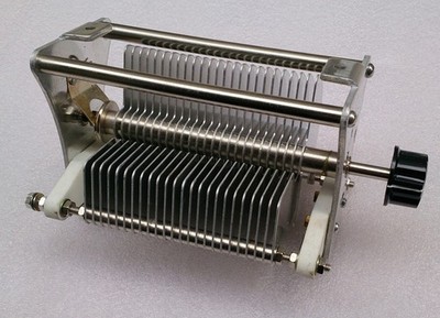 Single-unit Air Dielectric Variable Capacitor 20-1000PF 1000V with knob NEW #fv
