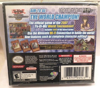 NINTENDO DS YU GI OH WORLD CHAMPIONSHIP 2007 BRAND NEW SEALED RARE | eBay