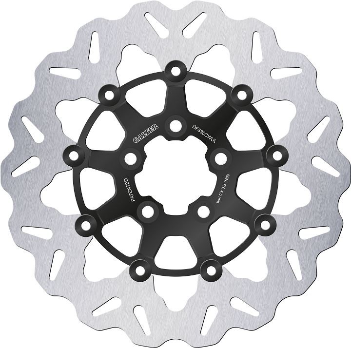 Galfer Black/Silver Df836cwul - Df836cwul - Wave Rear Brake Disc - Harley Davidson Xl 883 N Iron 2013-2017 - Image 2
