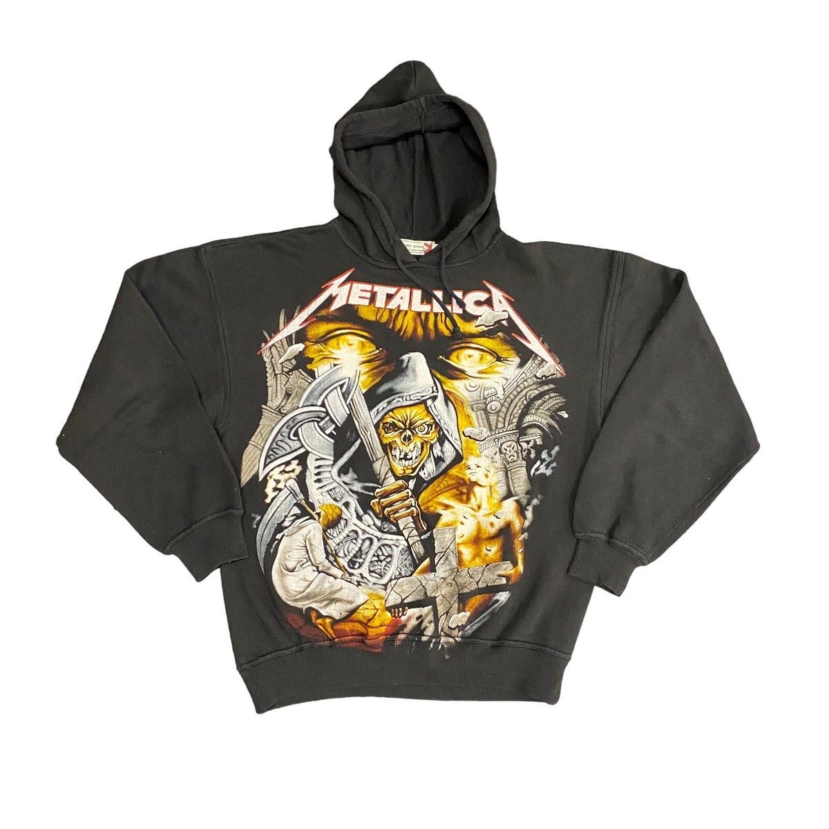 VINTAGE 90s METALLICA Band Shirt Hoodie Sweatshirt AOP Rare 