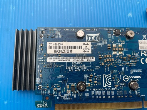 ASUS Geforce GTX 710 2GB DDR5 GT710-SL-2GD5 Video Card GPU - Picture 4 of 4