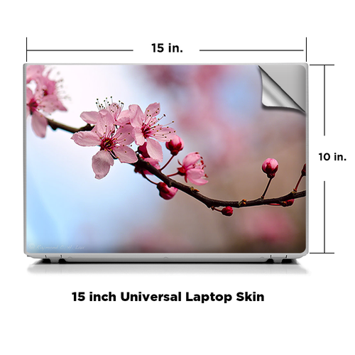 Universal Laptop Skins Wrap für 15" - Kirschblüten - Bild 7 von 7