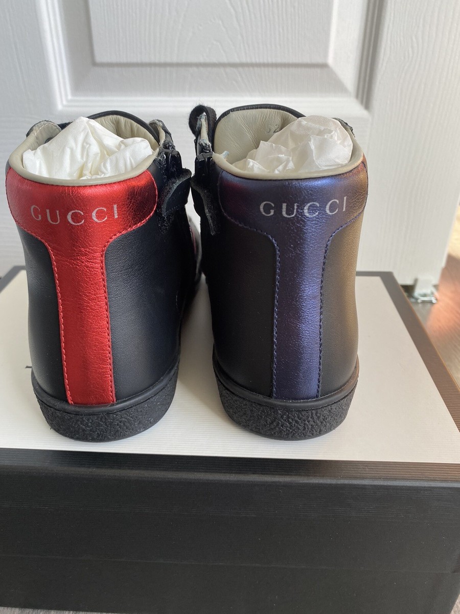 Kids Gucci High Tops for Sale up to 90% Off: Poshmark Toddler Authentic Gucci black hightop sneaker main image 2
