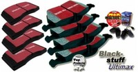 EBC BremsbeläGe Blackstuff Vorne+Hinten FüR Ford Escort 5 6 7 (Gal) Orion