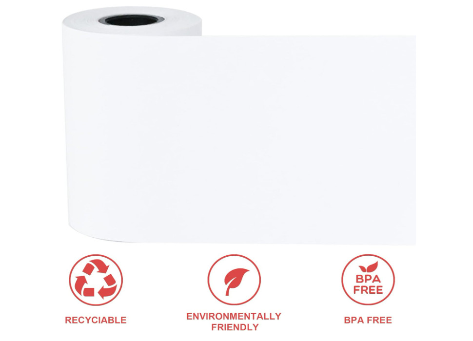 2 1/4" X 42' Premium BPA Free Thermal Paper 100 Rolls