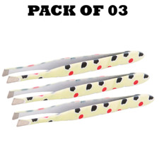 Pack of 03 Forgica Professional Stainless Steel Tweezers