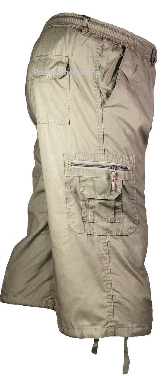 Pantaloni Cargo Uomo Slim Kobilee Pantaloncini Cargo Uomo Militari