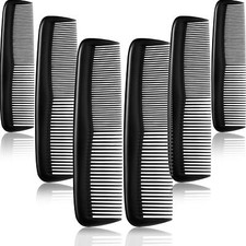 12 Pcs Pocket Hair Combs Hair Straightening Combs for Hairdressing Barber