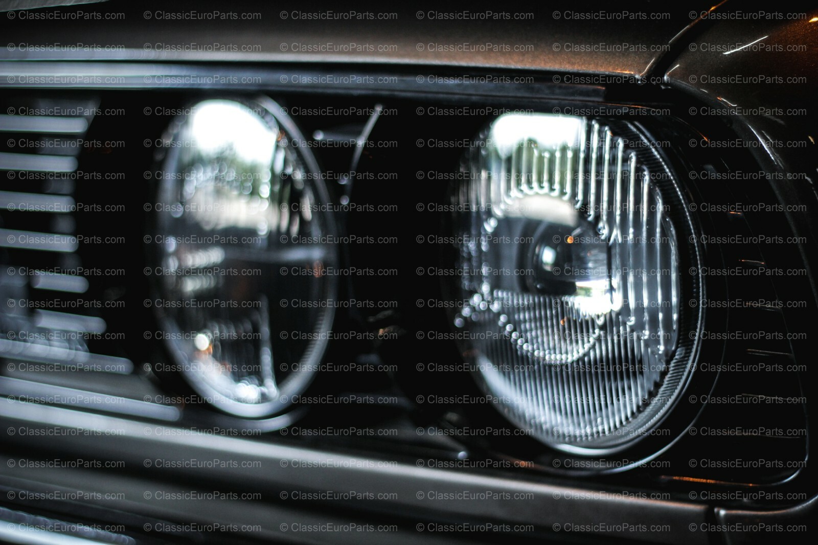 BMW E30 Euro Smiley Projector HEADLIGHT + Grill conversion Hella Dark STYLE eBay