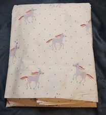 Pottery Barn Kids Twin Unicorn Flat Sheet and Pillowcase