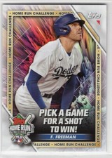 Freddie Freeman 2023 Topps HR Home Run Challenge Unscratched Card #HRC-22