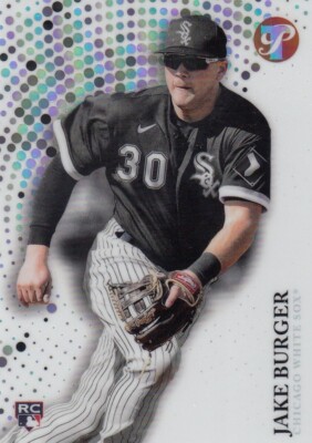 JAKE BURGER TOPPS PRISTINE ROOKIE REFRACTOR RC CHICAGO WHITE SOX #205 2022 22
