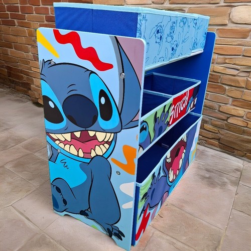 Stitch Scaffale Portagiochi con 6 Contenitori in Tessuto Disney - Foto 2 di 5