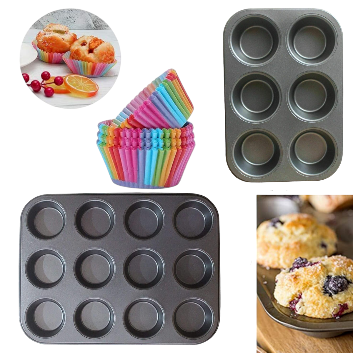 B&m Cake Pan Muffin Tray B&m And 12 Cup Non Stick Cake