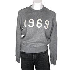GAP 1969 Retro Spellout 80s Pullover Sweatshirt Crewneck Logo Size Small