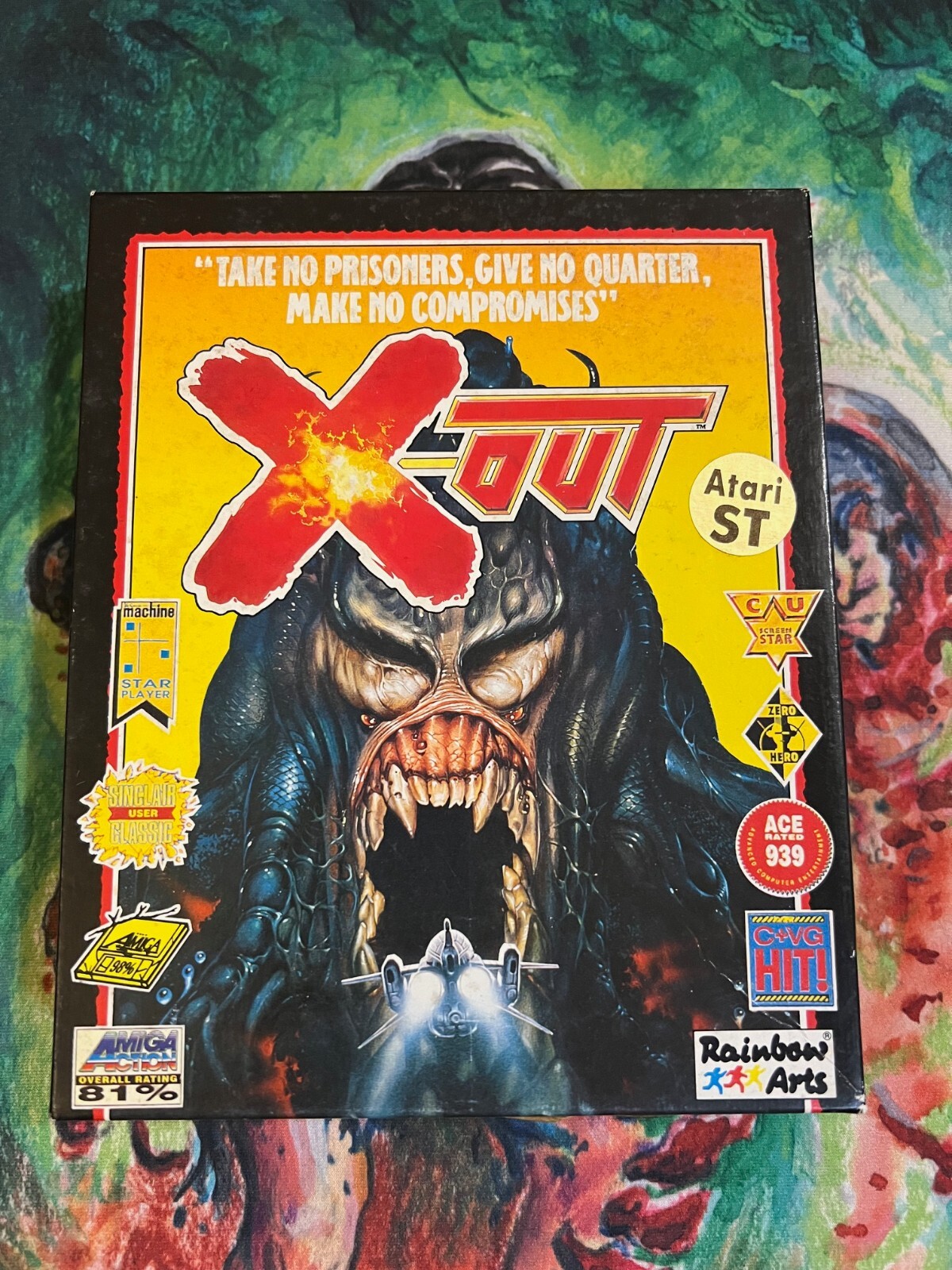 X-OUT ATARI ST NO COMMODORE AMIGA RAINBOW ARTS