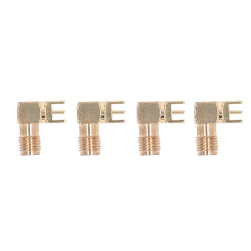 10Pcs RF Connector Panel Bent 90 Degree 4 Pin Antenna Base PCB End - Zdjęcie 2 z 23