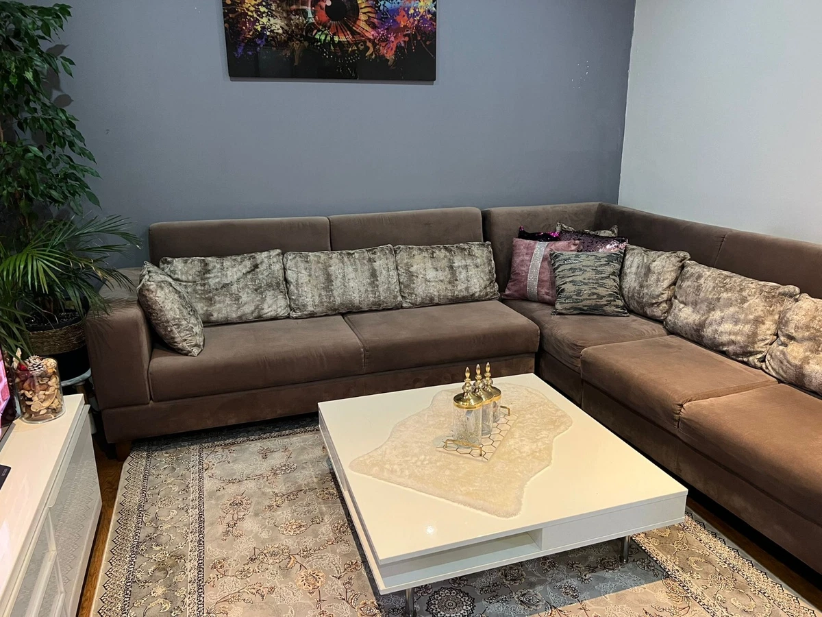 corner sofa bed with storage used Plus Coffee Table
