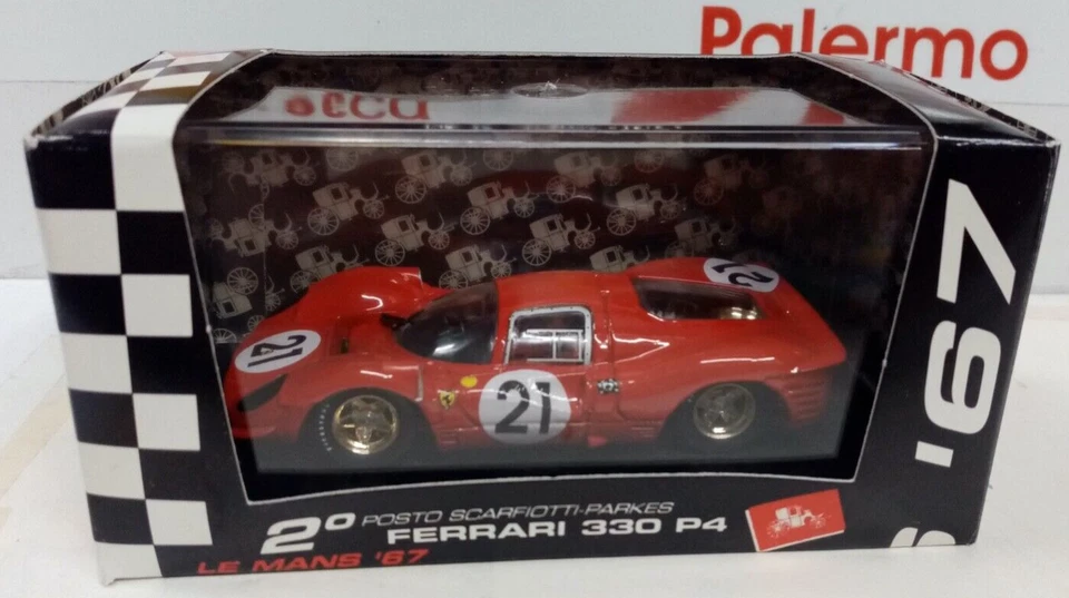 BRUMM 1/43 - FERRARI 330 P4 2° POSTO LE MANS 1967 S029 - Immagine 2 di 3