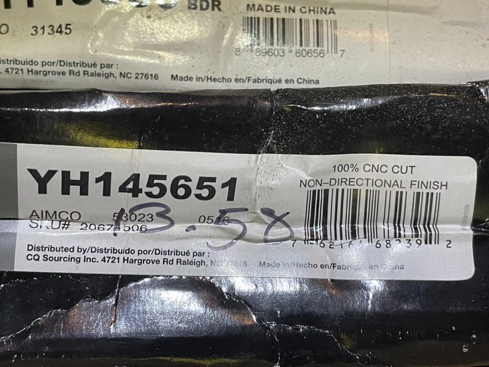 Ротор дискового тормоза YH 145651 Carquest, ПЕРЕДНИЙ для полноприводных моделей xref. # 780256, 53023 - Изображение 3 из 4