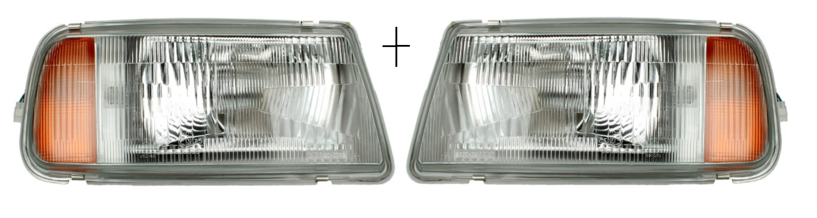 Double phare avant argenté pour Suzuki Vitara cabriolet 1988-1999 avec système de réglage manuel