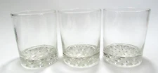 Vtg Libbey Nob Hill Rocks Old Fashion 8-oz Glass Set of 3 ~ Lowball Tumblers