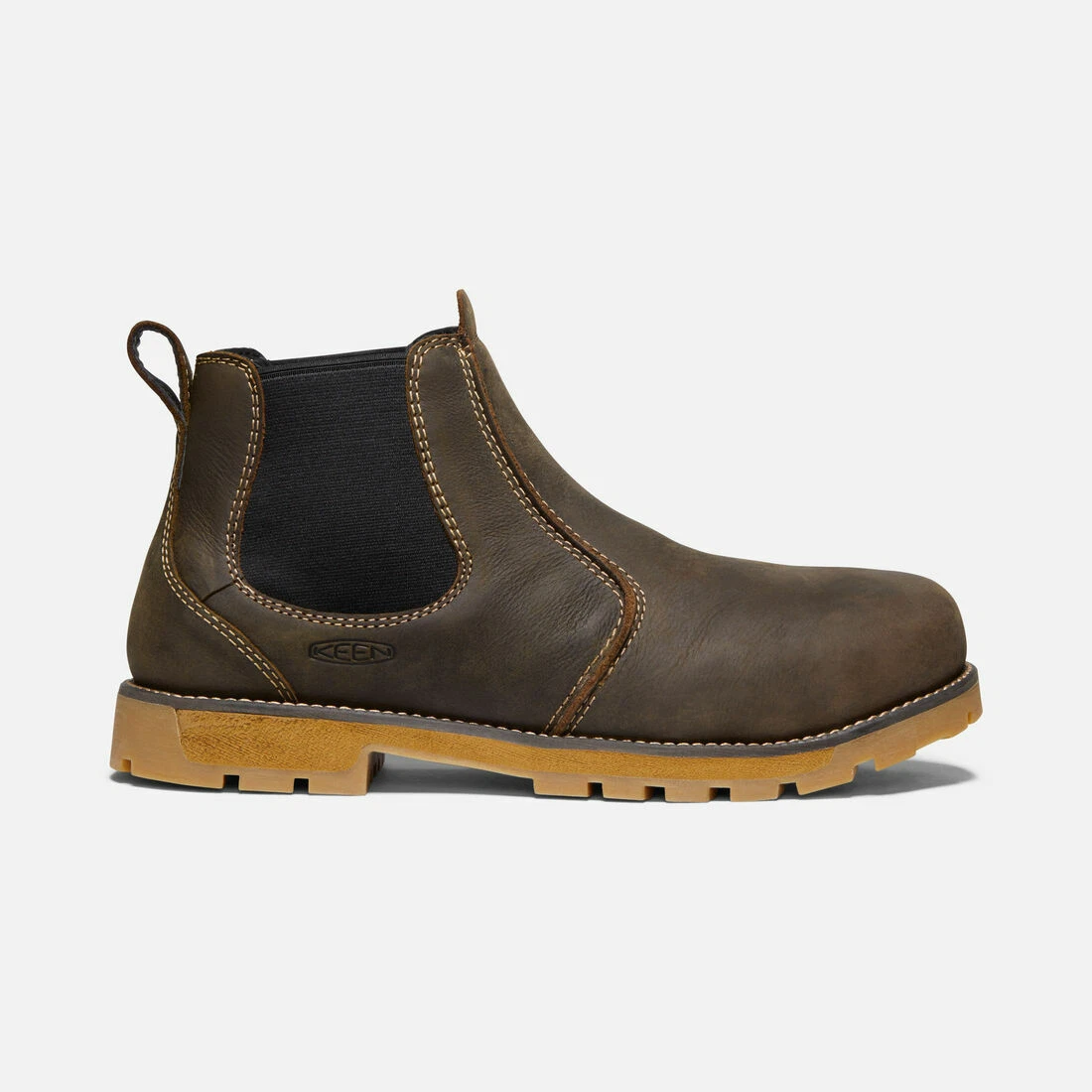 Keen Men s Seattle Romeo Mid Slip On Alloy Safety Toe Boots 1021344