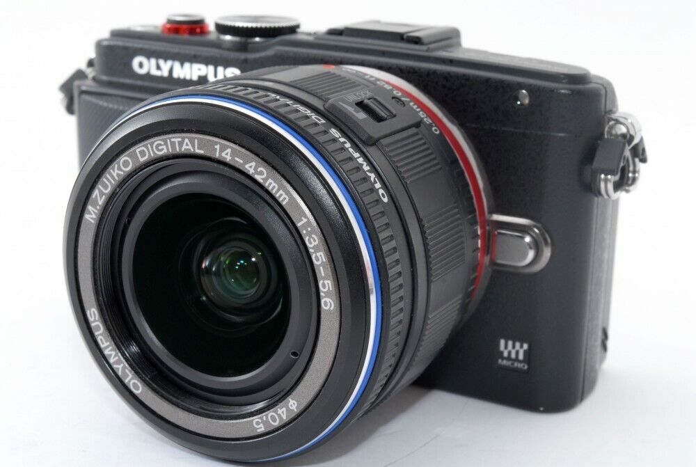 Olympus PEN LITE E-PL6 16MP 14-42mm Lens Set Black [Exc+++ Olympus PEN LITE E-PL6 16MP 14-42mm Lens Set Black [Exc+++