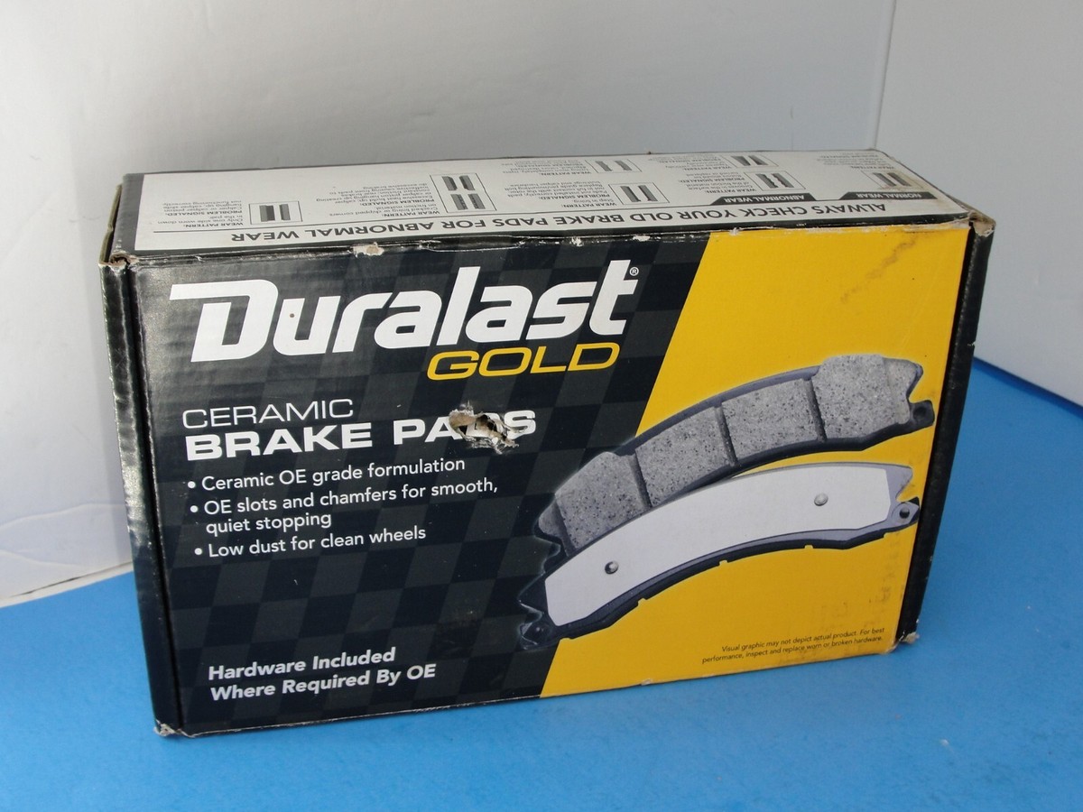 New DURALAST GOLD Ceramic Front Brake Pads DG1301 2007-12 Hyundai
