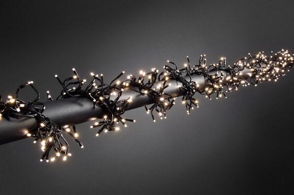 Konstsmide 3862-100 Micro Led BüSchel Cluster Lichterkette AußEn Warmweiß 5,8 M-image