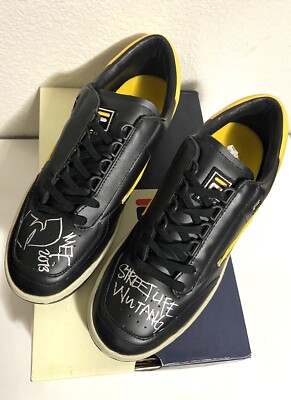 Method Man Signed Fila Wu-Tang Cream DEADSTOCK Shoes OF