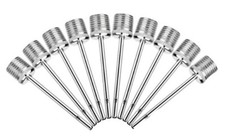 10 Inflating Needles Pin Nozzle Air Pump Valve Adaptors Ball Fill Universal Fit