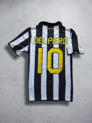 10/11 Juventus DEL PIERO Soccer Jersey Football Shirt Italy