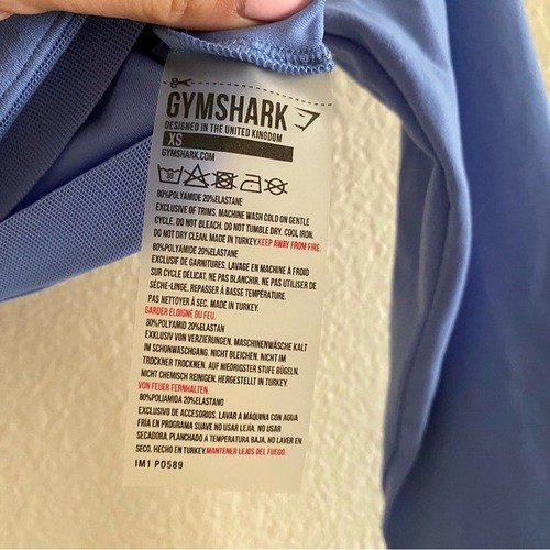 Gymshark x Whitney Simmons Größe Extra Small blau Langarm Crop 1.0 - Bild 7 von 7