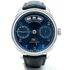 IWC Portugeiser Annual Calendar Automatic 44mm Steel Men's Watch IW503502
