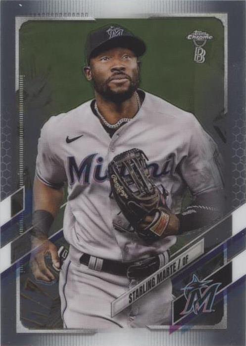 2021 Topps Chrome Ben Baller Edition - Starling Marte #160 - 1 of 1