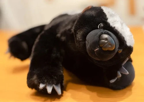 Honey Badger Ratel 15 Inch Stuffed Animal Plush Toys Toddler Doll Kids Gifts - Picture 4 of 5