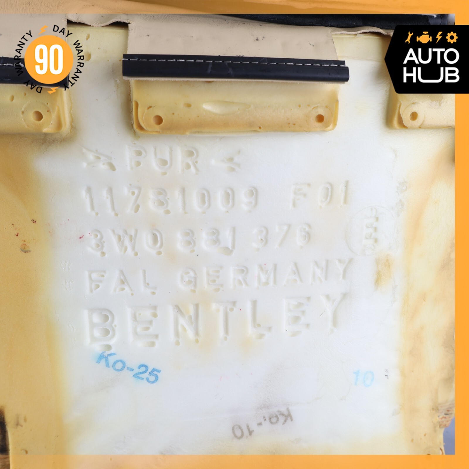 Bentley Continental GTC GT Front Right Side Lower Bottom Seat Cushion OEM 63k