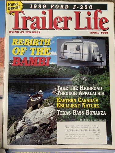 Trailer Life Magazines 1998 Year Set Of 12 Issues Full Year Jan Thru Dec - Picture 5 of 13