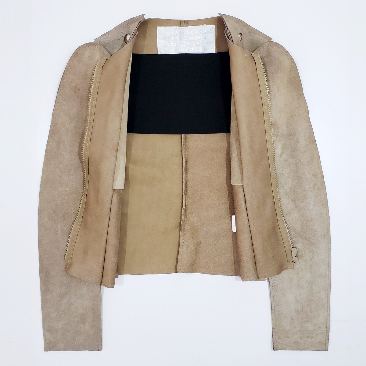 MAISON MARTIN MARGIELA H&M 0154743 Pattern Cut Jacket Suede